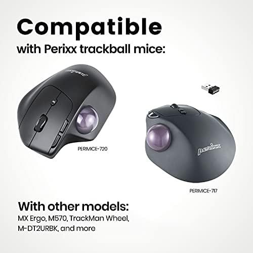 [아마존베스트]Perixx PERIPRO-303 GLV Replacement Ball for PERIMICE and M570, Glossy Purple