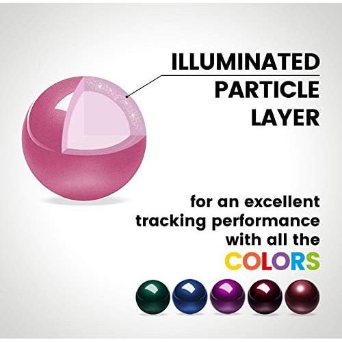  [아마존베스트]Perixx PERIPRO-303 GPK Small Trackball, 34 mm Replacement Ball for Perimice and M570, Elecom, Kensington, Shiny Pink/Pink