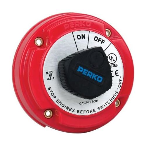  Perko Medium Duty Battery Disconnect Shut OffOn - 250 Amp Continuous, 12-32VDC