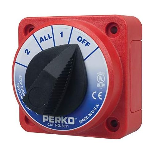  Perko 8511DP Compact Marine Battery Selector Switch