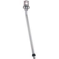 Perko 1209DP2CHR White All-Round Stow-a-Way Plug-In Type Pole Light and Base, 24-Inch