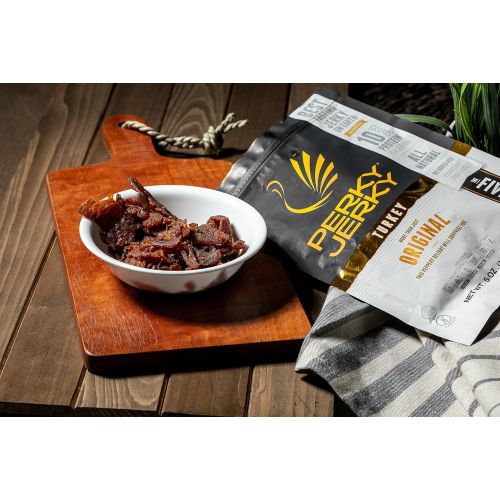  Perky Jerky More Than Just Original Turkey Jerky (2.2 ounce bags, 12 Pack)