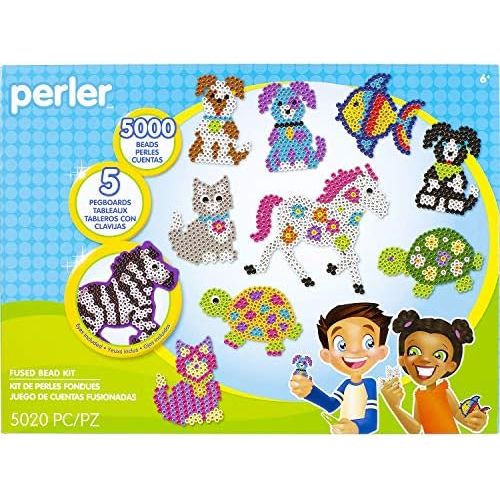  [아마존베스트]Perler Pet Parade Deluxe Fuse Bead Craft Activity Kit, 5019 pcs