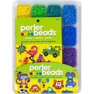 [아마존베스트]Perler Beads Assorted Fuse Beads Tray for Kids Crafts with Perler Bead Pattern Book, 4001 pcs