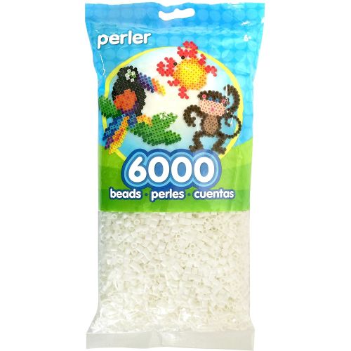  [아마존베스트]Perler Beads Fuse Beads for Crafts, 6000pcs, White