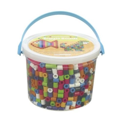  [아마존베스트]Perler Beads Biggie Beads Fuse Bead Activity Kit for Kids Crafts, 1200 pcs