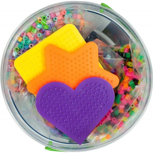  [아마존베스트]Perler Beads Fuse Bead Activity Bucket for Arts and Crafts, 8500 Beads