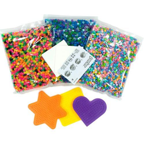  [아마존베스트]Perler Beads Fuse Bead Activity Bucket for Arts and Crafts, 8500 Beads