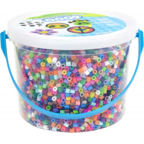  [아마존베스트]Perler Multi Mix Assorted Fuse Bead Bucket, 6000 pcs