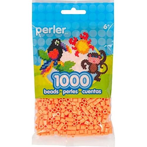  [아마존베스트]Perler Fuse Beads for Crafts, 1000pcs, Apricot Orange