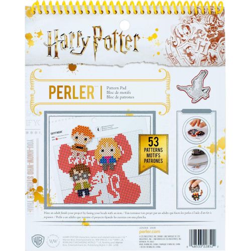  [아마존베스트]Perler Beads Harry Potter Pattern Instruction Pad, 53 Patterns, Multicolor