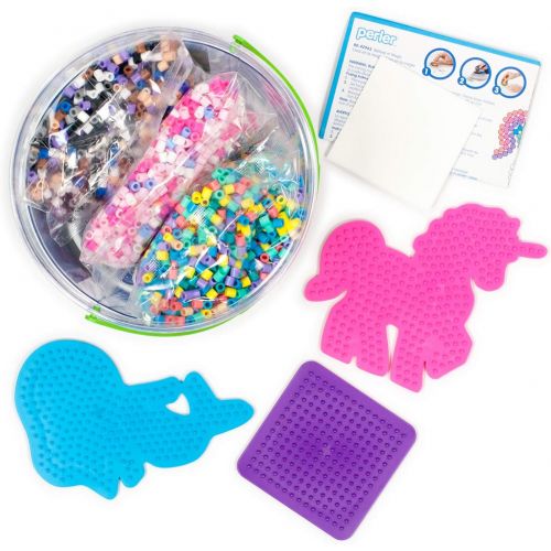  [아마존베스트]Perler PER8042963 Mystical Creatures Fuse Bead Kit, 8505pc, 13 Patterns, Multicolor