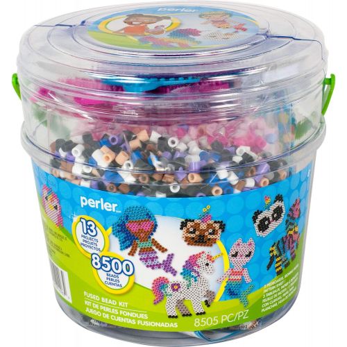  [아마존베스트]Perler PER8042963 Mystical Creatures Fuse Bead Kit, 8505pc, 13 Patterns, Multicolor