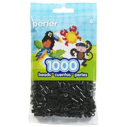  [아마존베스트]Perler Black Beads for Kids Crafts, 1000 pcs