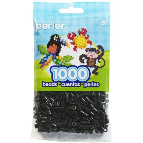  [아마존베스트]Perler Black Beads for Kids Crafts, 1000 pcs