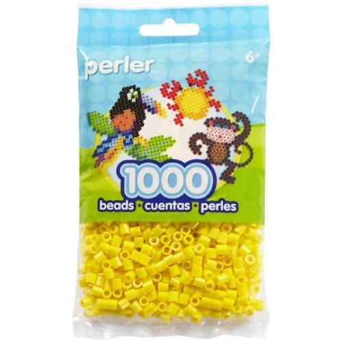  [아마존베스트]Perler Beads Fuse Beads for Crafts, 1000pcs, Yellow