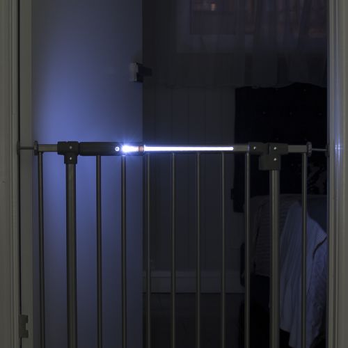  Perma Child Safety Perma Stellar LED Baby Gate, Safe Step & Auto Lock, Pressure Mounted