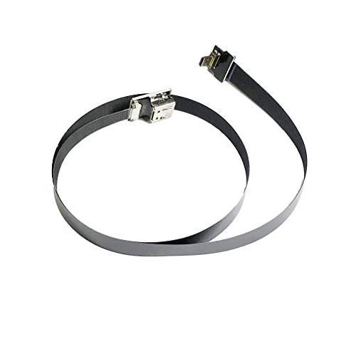  Permanent Standard HDMI Female to Micro HDMI 90 Degree Angled Flat HDMI Cable for Gopro Sony A7RII A7SII A9 A6500 A6300 Gimbal Drone Black (80CM, Afemale-D2-31.5)