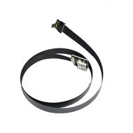 Permanent Standard HDMI Female to Micro HDMI 90 Degree Angled Flat HDMI Cable for Gopro Sony A7RII A7SII A9 A6500 A6300 Gimbal Drone Black (100CM, Afemale-D2-39.4)