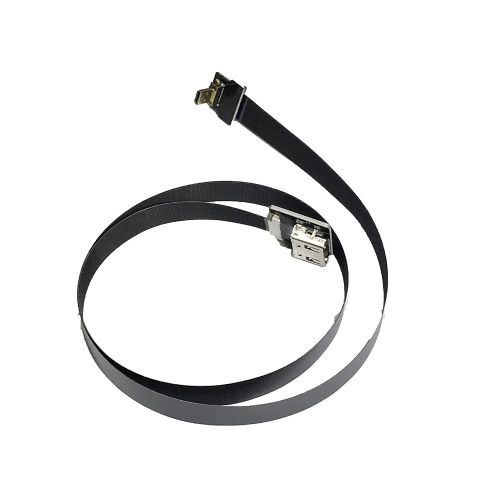  Permanent Standard HDMI Female to Micro HDMI 90 Degree Angled Flat HDMI Cable for Gopro Sony A7RII A7SII A9 A6500 A6300 Gimbal Drone Black (100CM, Afemale-D2-39.4)