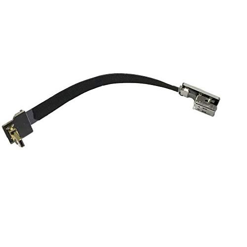  Permanent Standard HDMI Female to Micro HDMI 90 Degree Angled Flat HDMI Cable for Gopro Sony A7RII A7SII A9 A6500 A6300 Gimbal Drone Black (10CM, AFemale-D2-1.97)