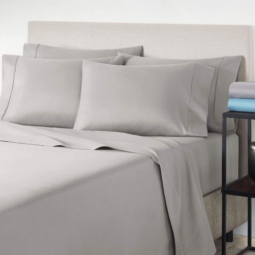  Perry Ellis Solid Sheet Set King Grey