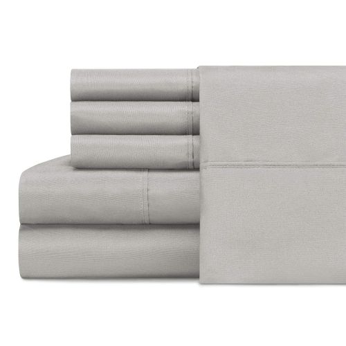  Perry Ellis Solid Sheet Set King Grey