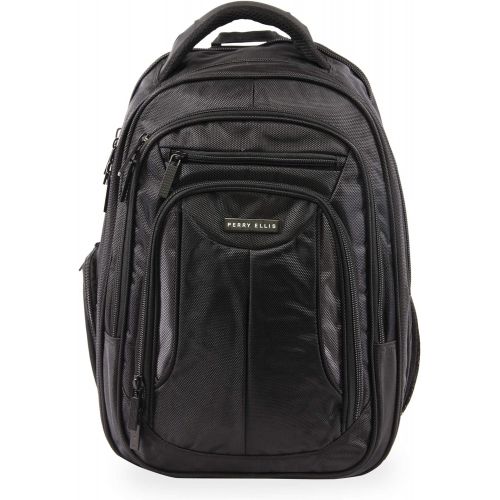  Perry Ellis M160 Business Laptop Backpack Fits Under 15-Inch Laptop and Notebook