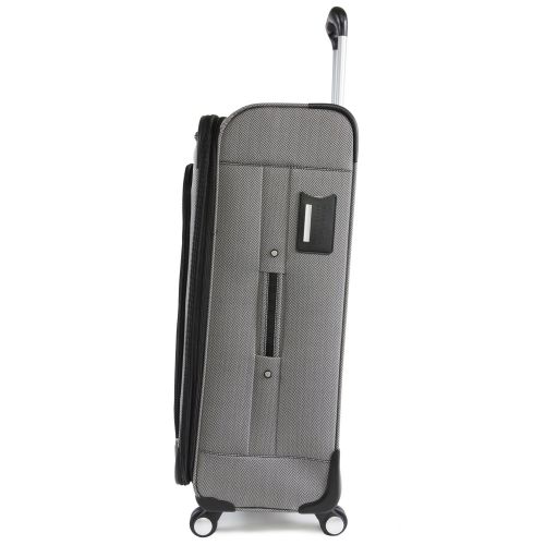  Perry Ellis Lexington II Lightweight Large Check-in Spinner Luggage, Herringbone