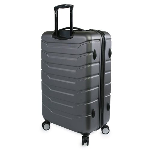  Perry Ellis Traction Hardside Spinner Carry On Luggage, Charcoal