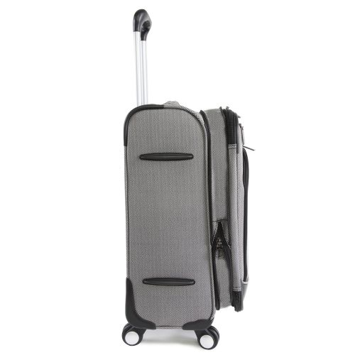  Perry Ellis Lexington II Lightweight Carry-on Spinner Luggage, Herringbone