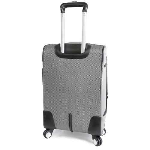  Perry Ellis Lexington II Lightweight Carry-on Spinner Luggage, Herringbone