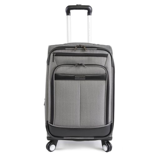  Perry Ellis Lexington II Lightweight Carry-on Spinner Luggage, Herringbone