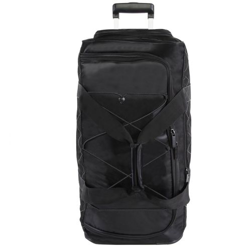  Perry Ellis Mens Extra Large 35 Rolling Bag-A335 Duffel Bag Black/Grey One Size