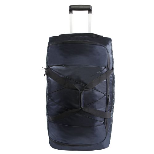  Perry Ellis Mens 24 Lightweight Rolling Duffel Bag-A324 Duffel Bag, Navy/Blue, One Size