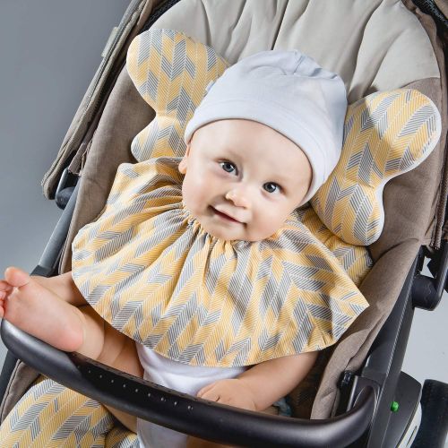  Perry Mackin 3-Dimensional Air Mesh Certified Organic Cotton Dual-Sided Reversible Baby Seat...