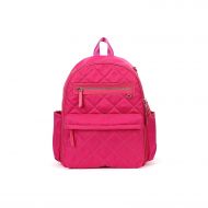 Perry Mackin Water-Resistant Quilted Nylon Paris Backpack - Large Capacity Multi-function Travel Baby...