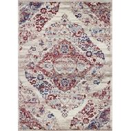 [아마존 핫딜] Persian Area Rugs Persian Rugs 4620 Pearl Distressed 8x10 Area Rug Carpet Large New