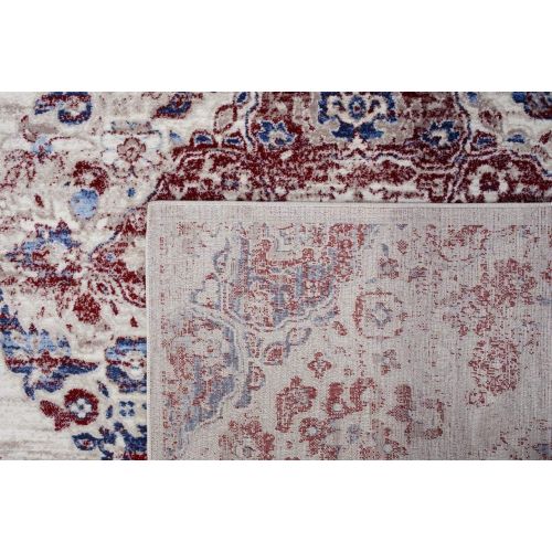  [아마존 핫딜] Persian Area Rugs Persian Rugs 4620 Pearl Distressed 8x10 Area Rug Carpet Large New