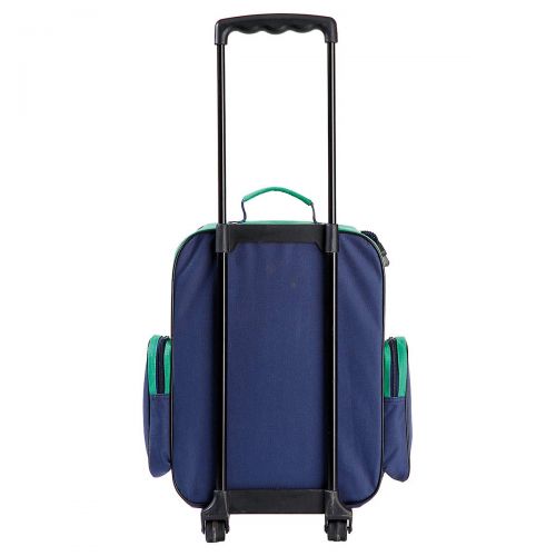  Personalized Rolling Luggage for Kids  Navy & Green Design, 5” x 12 x 20H, By Lillian Vernon