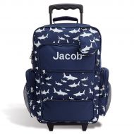 Personalized Rolling Luggage for Kids  Shark Design, 6 x 15.5 x 23”H, By Lillian Vernon