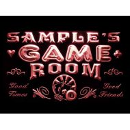 ADVPRO Name Personalized Custom Game Room Man Cave Bar Beer Neon Sign Pink 24x16 inches st4s64-PL-tm-k