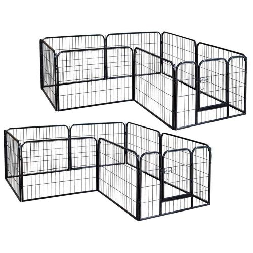  Pet+Playpen 31LX40H 16 Pieces Panel Heavy Duty Pet Playpen Dog Exercise Pen Cat Fence