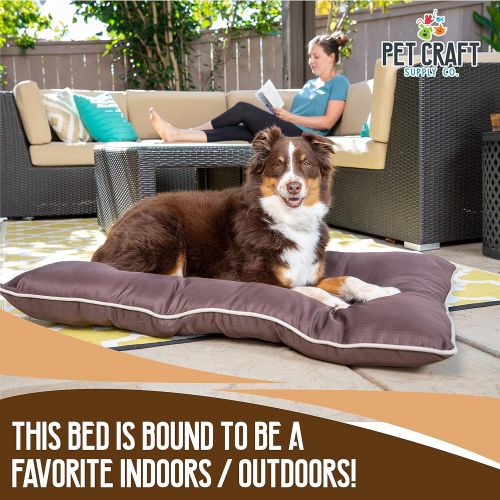  Pet Craft Supply Super Snoozer Calming Indoor / Outdoor All Season Water Resistant Durable Dog Bed