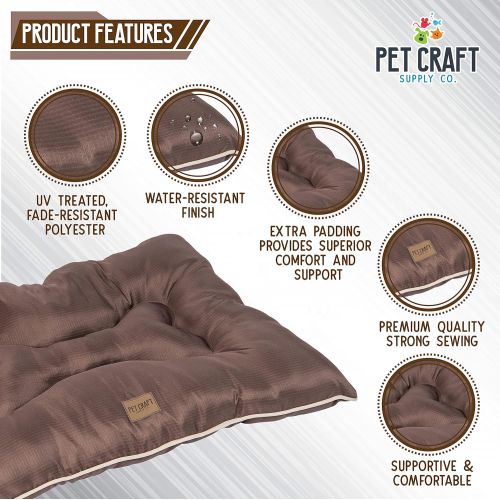 Pet Craft Supply Super Snoozer Calming Indoor / Outdoor All Season Water Resistant Durable Dog Bed