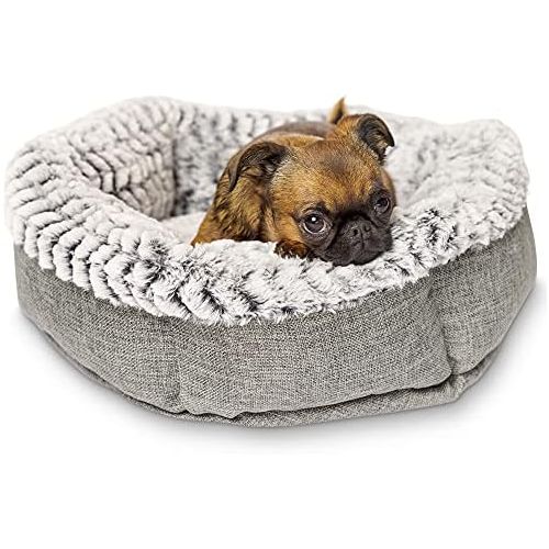  Pet Craft Supply Co. Soho Round Machine Washable Memory Foam Comfortable Ultra Soft All Season Self Warming Cat & Dog Bed