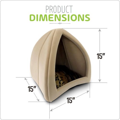  Pet Craft Supply Purrfect Tent - Cozy, Comfortable Cat Bed