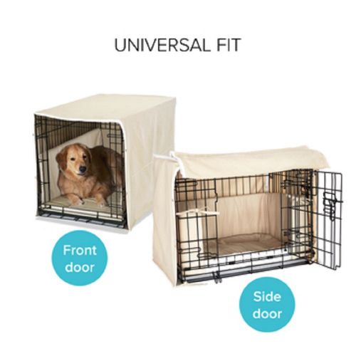  Pet Dreams New Double Door 3 Piece Crate Bedding Set. The Original Crate Cover, Crate PAD and Bumper JUST GOT Better! Fits Midwest Crate