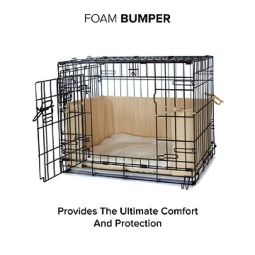  Pet Dreams New Double Door 3 Piece Crate Bedding Set. The Original Crate Cover, Crate PAD and Bumper JUST GOT Better! Fits Midwest Crate