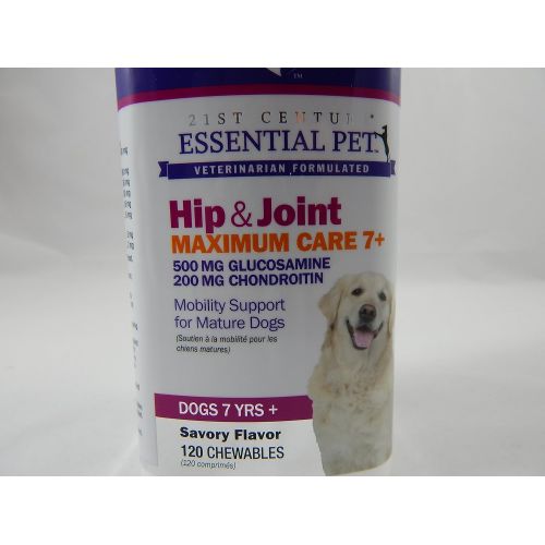  Pet Essentials Glucosamine & Chondroitin - 500/200 mg - Senior Dog by pet essentials 120 chewables